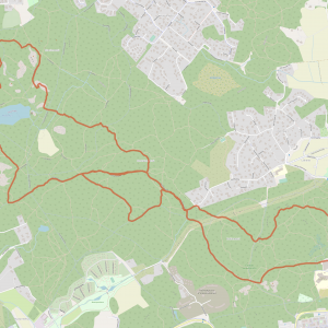 Espoo Central Park, mountain biking, gps track