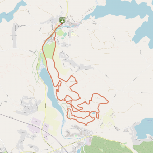 Fiskars Village Trail Center, Rövarberget, mountain biking, gps track