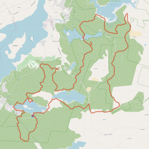 Teijo National Park, mountain biking, gps track