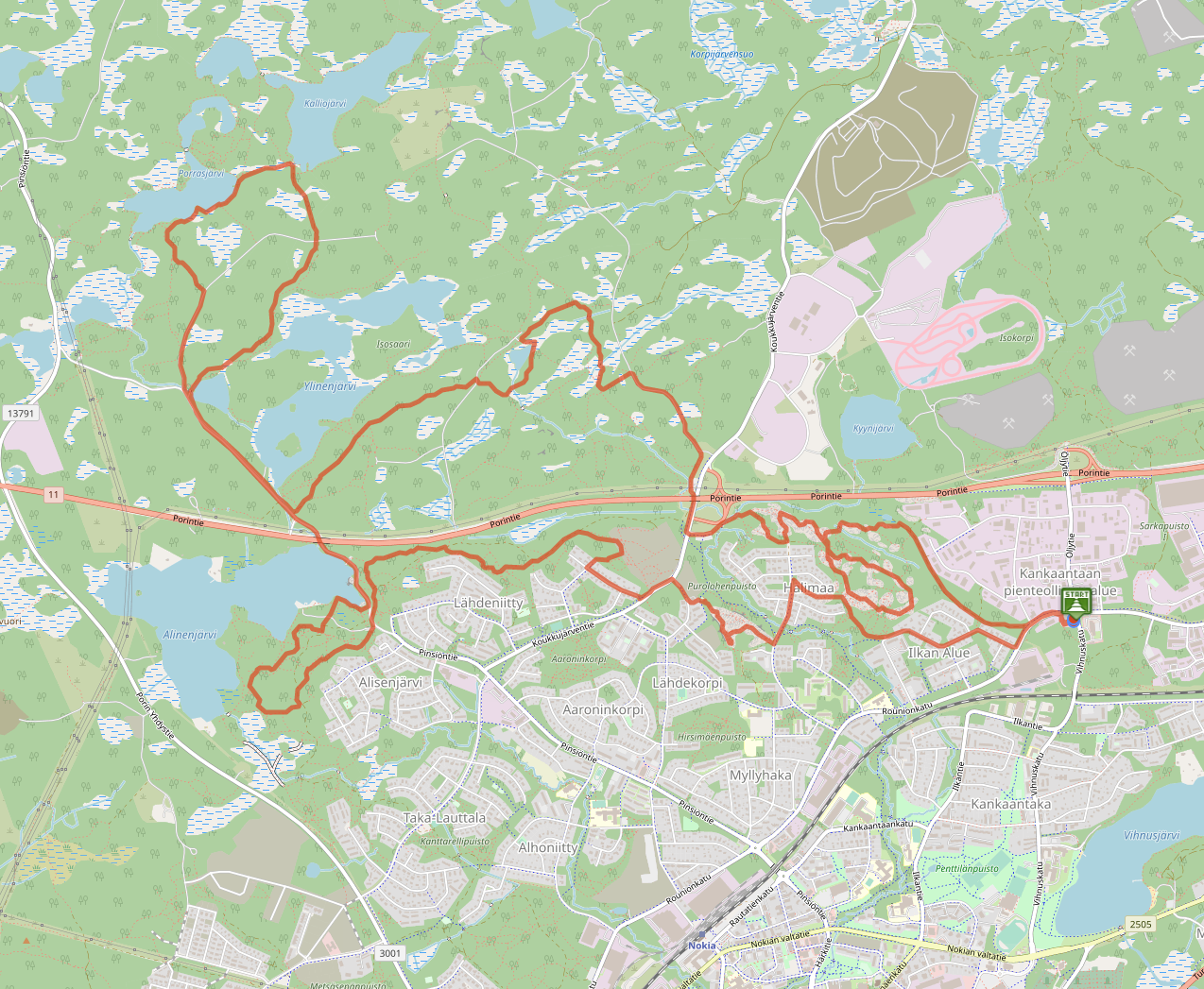 Nokia, GPS-track 